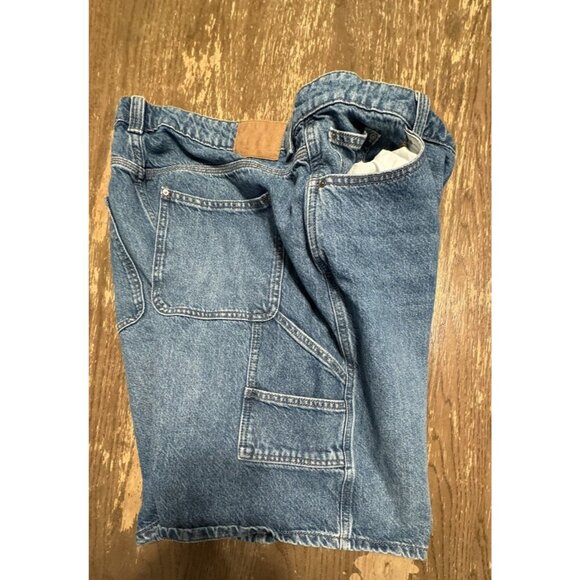 Cotton On Mens Super Baggy Jort Shorts Denim Jeans 90s Y2k Skater Punk Grunge - Picture 8 of 9